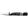 Marker UNI CHALK Craie liquide PWE3MS pointe fine blanche