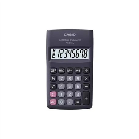 Calculatrice Casio HL-815L-BK BOX Noir Plastique