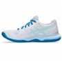 Baskets Asics Gel-Tactic 12 Bleu Blanc Femme Handball