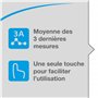 Tensiomètre numérique Citizen CHU305 à usage domestique avec brassard large (22-42 cm), grand écran LCD, indicateur d'hypertensi
