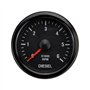 GLBMLMTHZP 23 '' 52mm 0-6000 RPM (sur Dash) Jauge de tachymètre électrique Blanc 12V for Moteur à Moteur Diesel Compte-Tours de