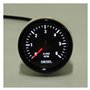 GLBMLMTHZP 23 '' 52mm 0-6000 RPM (sur Dash) Jauge de tachymètre électrique Blanc 12V for Moteur à Moteur Diesel Compte-Tours de 