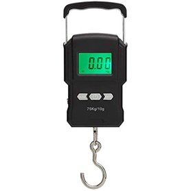 SSDDLZEQ Balance de Valise avec Ruban à mesurer et rétroéclairage à écran LCD 75kg Spring Spring Suspension Tool de Poids de la
