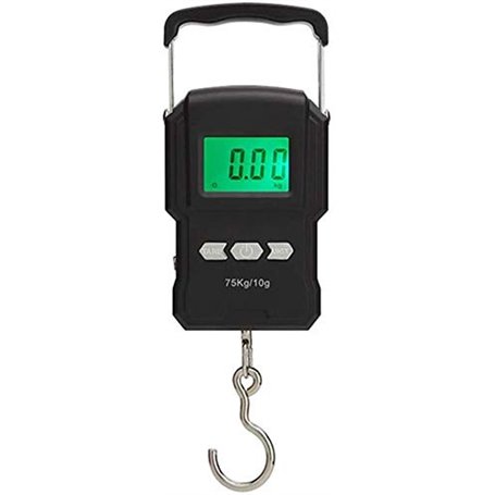 SSDDLZEQ Balance de Valise avec Ruban à mesurer et rétroéclairage à écran LCD 75kg Spring Spring Suspension Tool de Poids de la