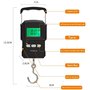 SSDDLZEQ Balance de Valise avec Ruban à mesurer et rétroéclairage à écran LCD 75kg Spring Spring Suspension Tool de Poids de la 