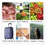 SSDDLZEQ Balance de Valise avec Ruban à mesurer et rétroéclairage à écran LCD 75kg Spring Spring Suspension Tool de Poids de la 