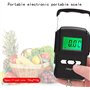 SSDDLZEQ Balance de Valise avec Ruban à mesurer et rétroéclairage à écran LCD 75kg Spring Spring Suspension Tool de Poids de la 