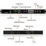 EPANO LXXW Égaliseur Graphique Processeur Audio, Multi-Effets de réverbération numérique Professionnel avec processeur DSP