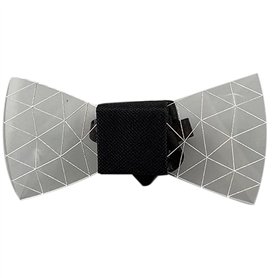 Barabesty Nœud papillon LED coloré en acrylique pour homme 7 couleurs d'éclairage