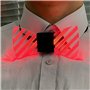 Barabesty Nœud papillon LED coloré en acrylique pour homme 7 couleurs d'éclairage