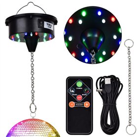 PAGJHRFJG Moteur de Boule Disco avec Télécommande