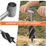Losueeun Perceuse-visseuse manuelle à l'œil écossais - Perforatrice manuelle pour le camping et l'extérieur