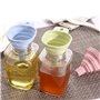 Pyatofly Entonnoir pliable en silicone télescopique long pour la distribution de liquide domestique, gadgets de cuisine, vert
