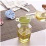 Pyatofly Entonnoir pliable en silicone télescopique long pour la distribution de liquide domestique, gadgets de cuisine, vert