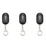 liovitor Lot de 3 porte-clés d'alarme de protection personnelle – Sirène sonore 130 dB avec lampe de poche pour augmenter la séc