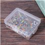 Aonukpdy 750 PièCes ÉPingles à Coudre Verre à Boule ÉPingles à TêTe Droite Piquer ÉPingles pour CouturièRe de DéCoration