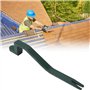 Tlilyy Lot de 2 extracteurs de clous professionnels en acier robuste en forme de serpent pour enlever les bardeaux de toiture
