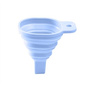 Spactz Entonnoir pliable en silicone télescopique long pour la distribution de liquide domestique