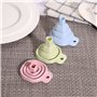 Spactz Entonnoir pliable en silicone télescopique long pour la distribution de liquide domestique, gadgets de cuisine, bleu