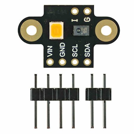 casstaly Spectromètre de Couleur Infrarouge Visible AS7341-V2 Module de Capteur de Couleur Température de Couleur Éclairement Me