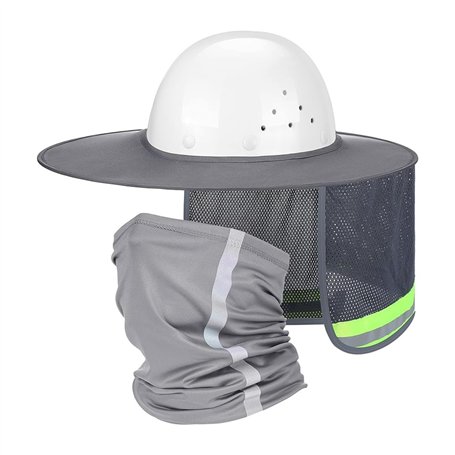 JNJOOD Protège-Nuque pour Casque de Chantier : 2 Pièces