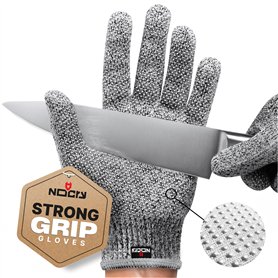 Nocry - Gants résistant à la coupure avec micropoints antidérapants et niveau 5 de protection à la coupure Coupe confortable. Qu