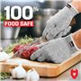 Nocry - Gants résistant à la coupure avec micropoints antidérapants et niveau 5 de protection à la coupure Coupe confortable. Qu