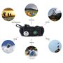 MansWill Bracelet de Survie Réglable, 7-Coeur Paracord Survival Wristband de Sport