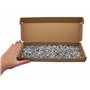 SKIR'CO (300 pièces) Rivets aveugles à tête fraisée en aluminium 4,8 x 12 mm, mandrin en acier, rivets pop