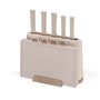 Ensemble de couteaux de cuisine et support Feel Maestro MR-1412-BEIGE