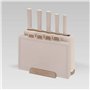 Ensemble de couteaux de cuisine et support Feel Maestro MR-1412-BEIGE