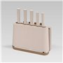 Ensemble de couteaux de cuisine et support Feel Maestro MR-1412-BEIGE