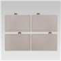 Ensemble de couteaux de cuisine et support Feel Maestro MR-1412-BEIGE