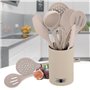 Ensemble de couteaux de cuisine et support Feel Maestro MR-1542-BIEGE