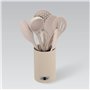 Ensemble de couteaux de cuisine et support Feel Maestro MR-1542-BIEGE