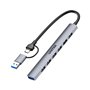 Hub USB Unitek H1209AGY01 Gris