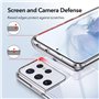 ESR Coque Transparente Compatible avec Samsung Galaxy S21 Ultra de 6,8 Pouces 5G, Coque Silicone en Polymère Mince Souple et Fle
