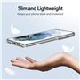 ESR Coque Transparente Compatible avec Samsung Galaxy S21 Ultra de 6,8 Pouces 5G, Coque Silicone en Polymère Mince Souple et Fle