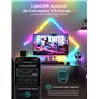 Lepro WL1 IA Applique Murale RGB, Assistant Concepteur d'éclairage IA, 6 Pcs et 2 Coins Applique, Compatible avec Alexa et Googl