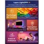 Lepro WL1 IA Applique Murale RGB, Assistant Concepteur d'éclairage IA, 6 Pcs et 2 Coins Applique, Compatible avec Alexa et Googl