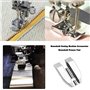 Lot de 5pcs Pieds de Fermeture Éclair Invisibles/Dissimulés/Larges/Étroits/Transparents pour Machine à Coudre Domestique Compati