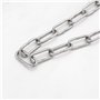OTOTEC 20 pouces Acier inoxydable 304 Loquet de chaîne à maillons de porte de 3 mm d'épaisseur avec mousquetons double face pour