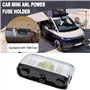 OTOTEC Lot de 2 Mini Porte-fusibles ANL pour Audio de Voiture 23 X 20 Mm Porte-fusible en Métal avec Fusible 100 A pour Chargeur