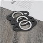 OTOTEC Lot de 10 Joints de Collecteur D'échappement 25 Mm ID Silencieux Joint de Réduction du Bruit Compatible avec Les Scooters