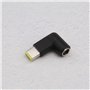EMSea 2X 7.9x5.5mm vers Adaptateur d'interface Carrée Câble d'alimentation Chargeur et 1x Convertisseur 90 Degrés L Compatible a