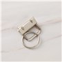 EMSea 50pcs Quincaillerie pour Porte-clés 1 Pouce Lanière Matériel de Porte-clés avec Outil de Pince Porte-clés pour Porte-clés 