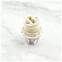 EMSea Lot de 3 supports de lampe G9 avec support G9 fileté en céramique halogène avec anneau G9 pour lampes halogènes LED CFL
