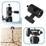 EMSea 2pcs Adaptateur Rapide avec Vis 1/4" Multi-Fonctionnel Adaptateur de Pointe Support de Lumière en Alliage d'Aluminium pour