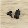 EMSea 2pcs Adaptateur Rapide avec Vis 1/4" Multi-Fonctionnel Adaptateur de Pointe Support de Lumière en Alliage d'Aluminium pour