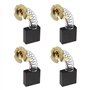 2 paires de balais de carbone 999032/999034 compatibles avec Scheppach AB1600 marteau de démolition électrique à tige hexagonale
